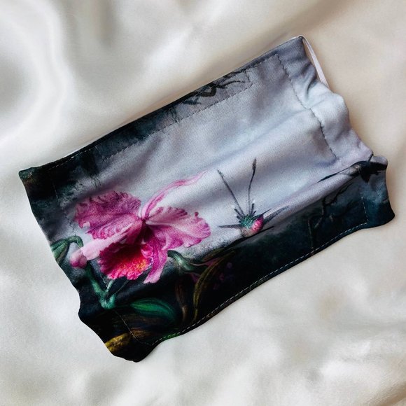 Museum Face Masks  "HUMMINGBIRDS"  Reusable - Picture 2 of 4